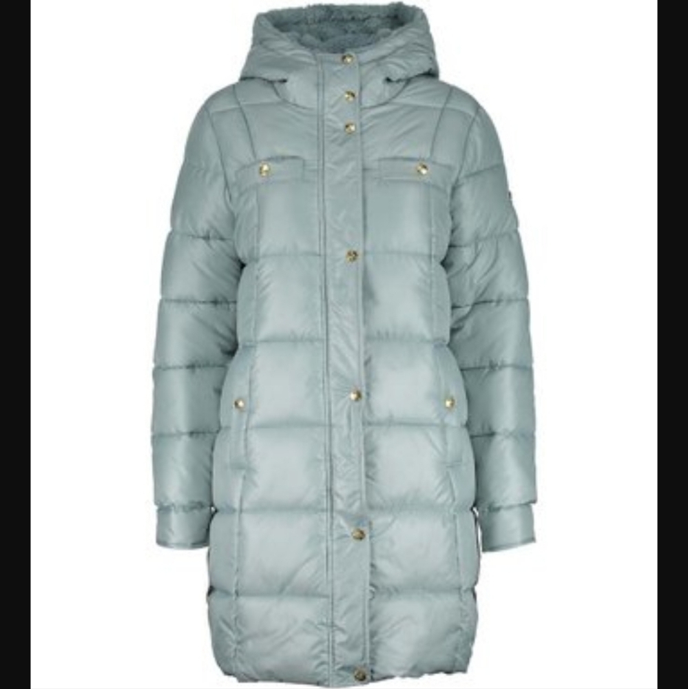 Jessica Simpson | Frost Blue Hooded Puffer Parka, Women M